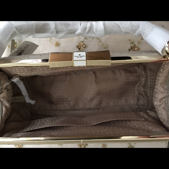 NWT Kate Spade Ostrich Leather Satchel Bag. 👜🛍 - Picture 3 of 8